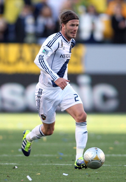 David Beckham in azione 