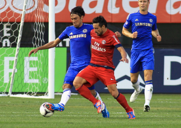 Lavezzi in azione 