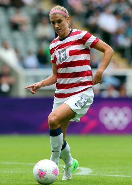 Alex Morgan in azione 